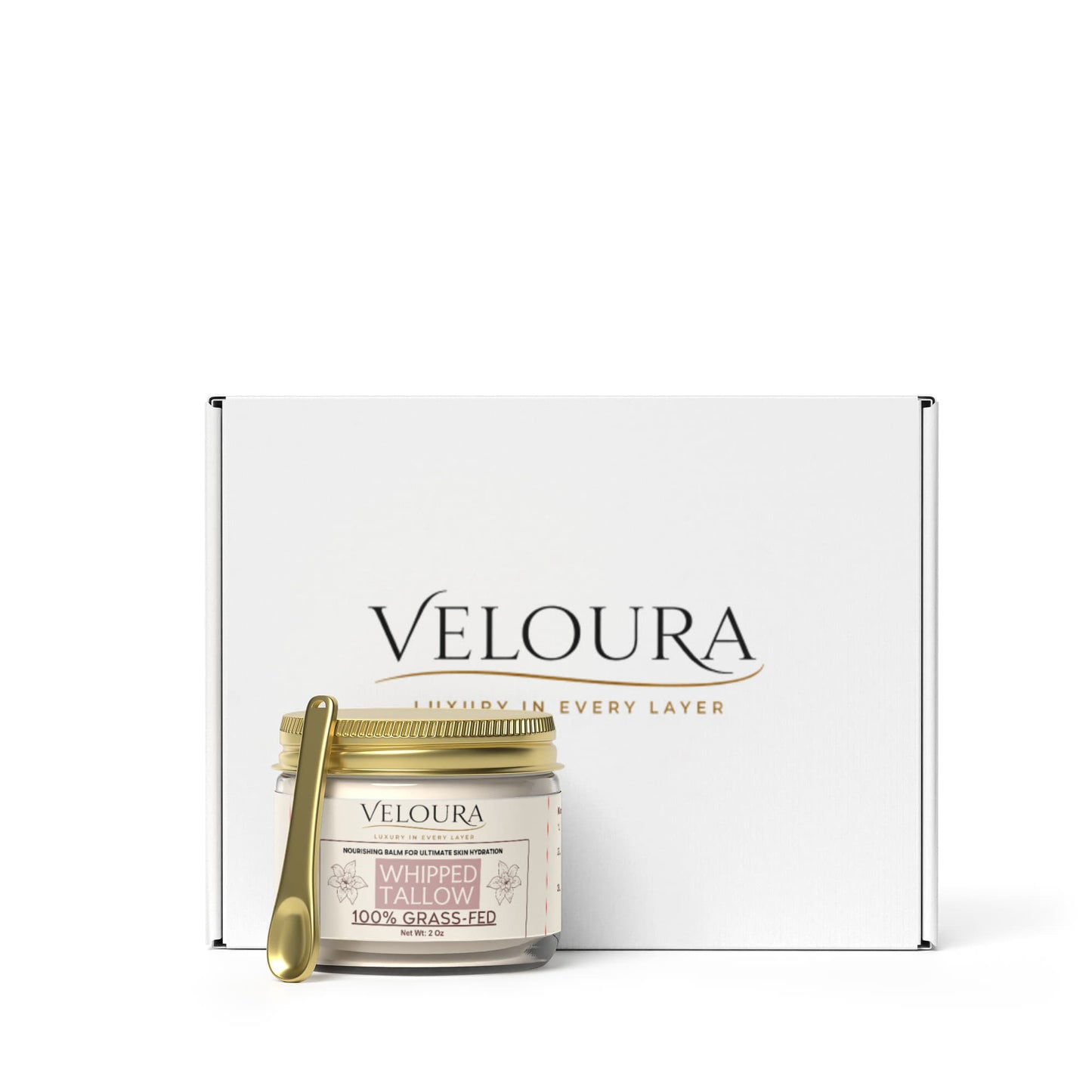 Veloura Whipped Grass-Fed Tallow Balm – Vanilla Bean