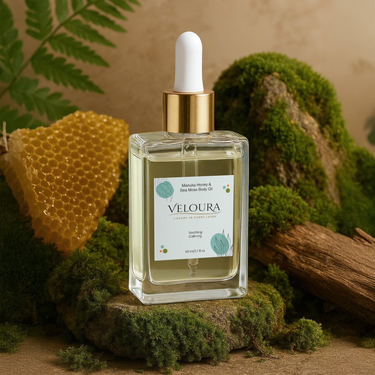 Veloura Manuka Honey & Sea Moss Post-Shave Oil