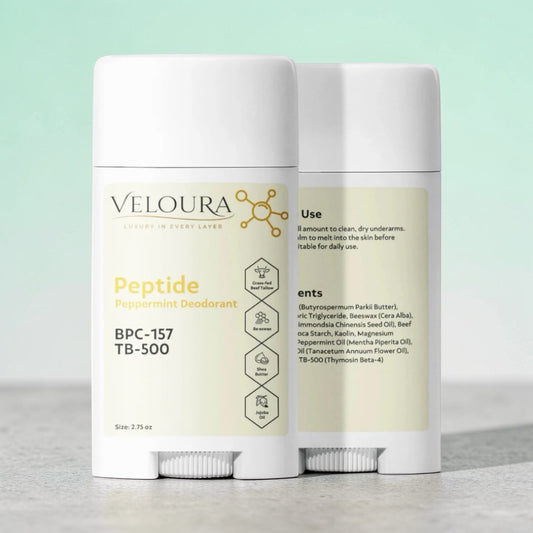 Veloura 2 Pack Peptide Peppermint Deodorant