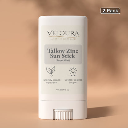 Veloura 2 Pack Tallow Zinc Sun Stick