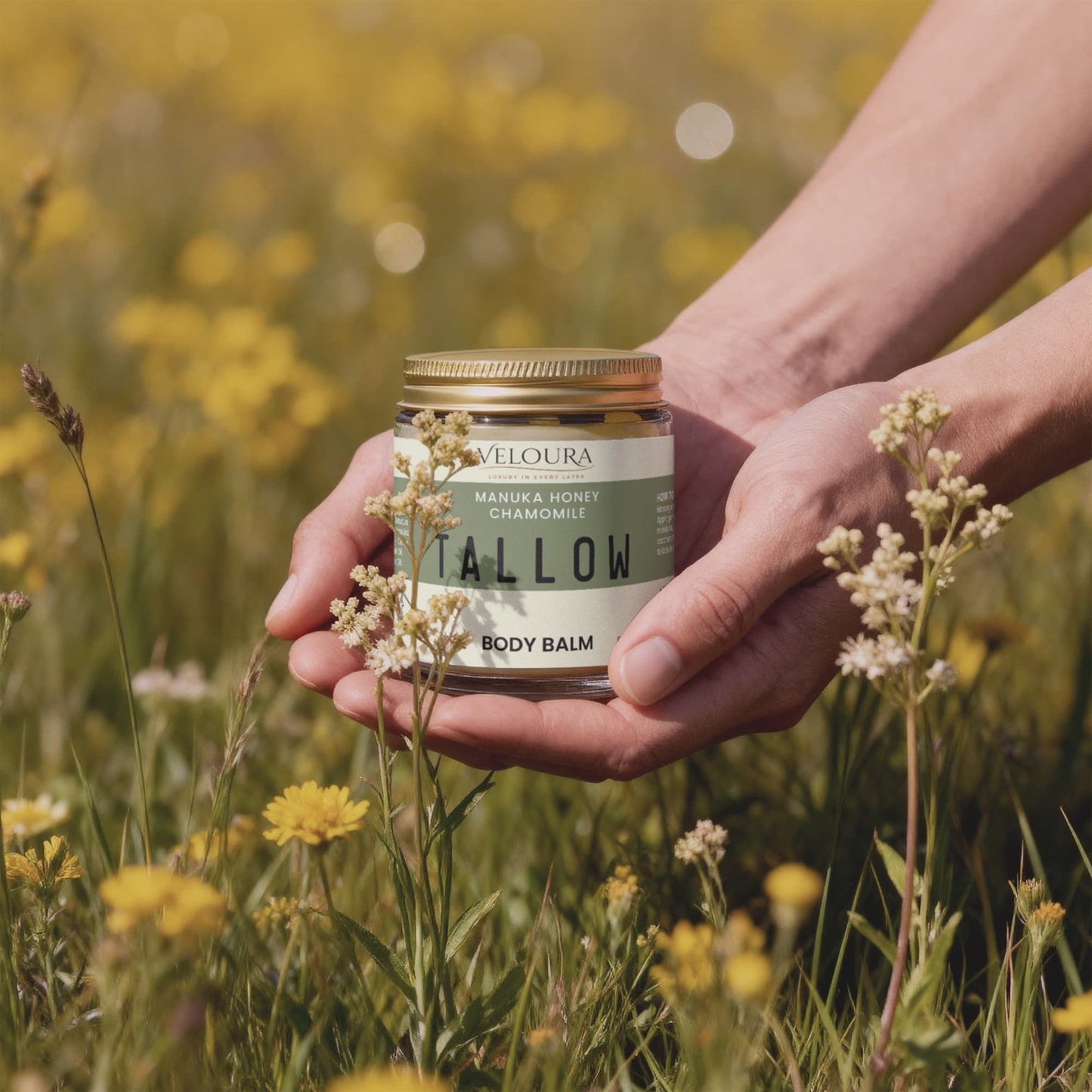 Veloura Manuka Honey Chamomile Tallow Body Balm