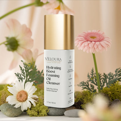 Veloura Gold Cap – Foaming Oil Cleanser
