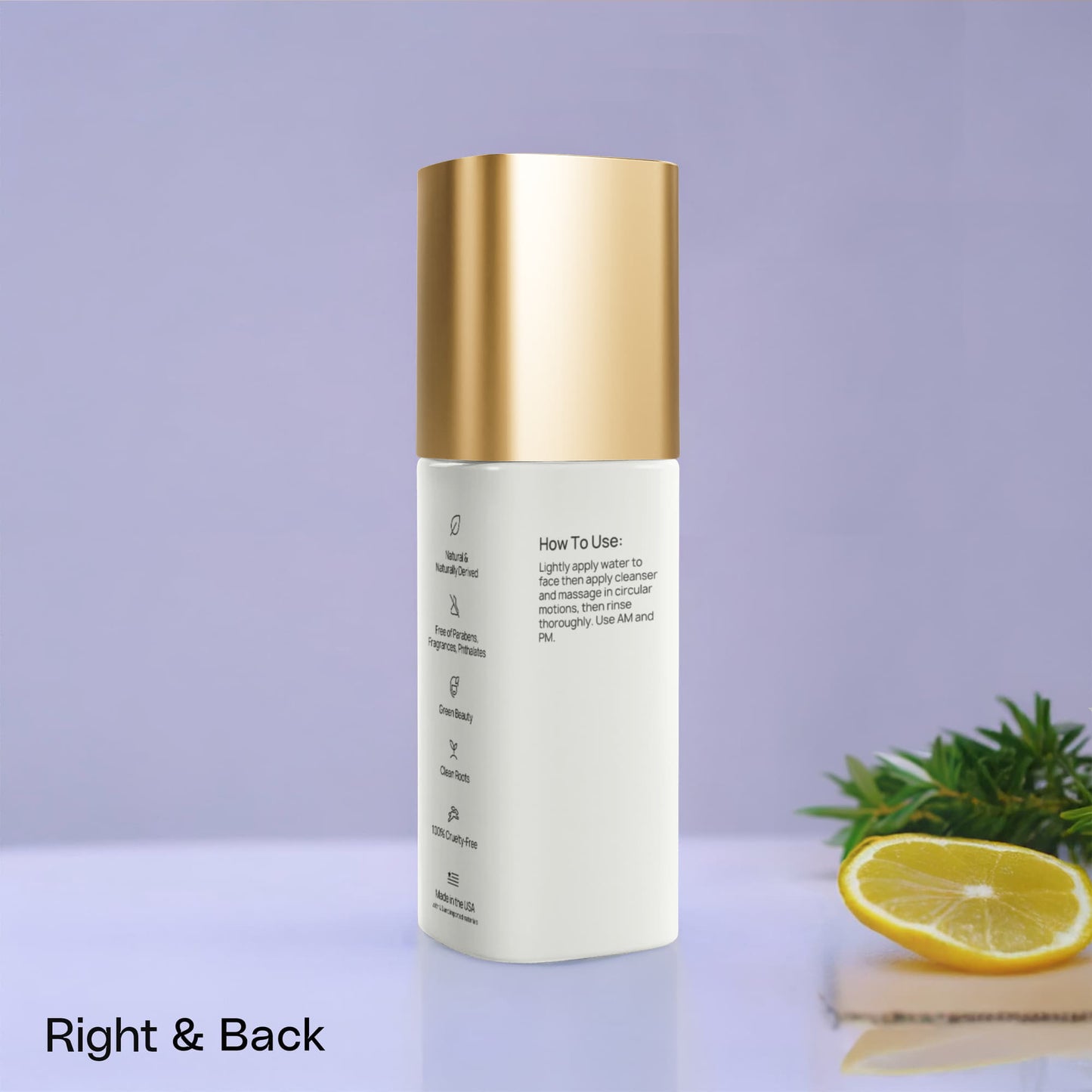 Veloura Gold Cap – Foaming Oil Cleanser