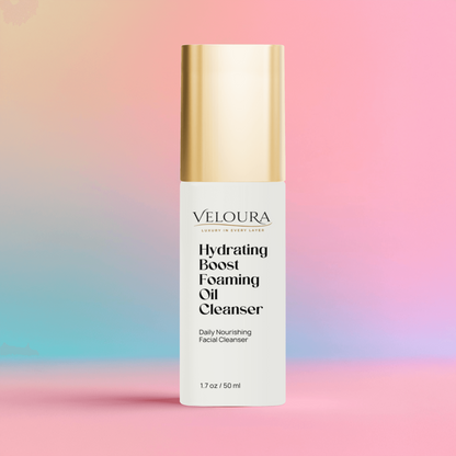 Veloura Gold Cap – Foaming Oil Cleanser