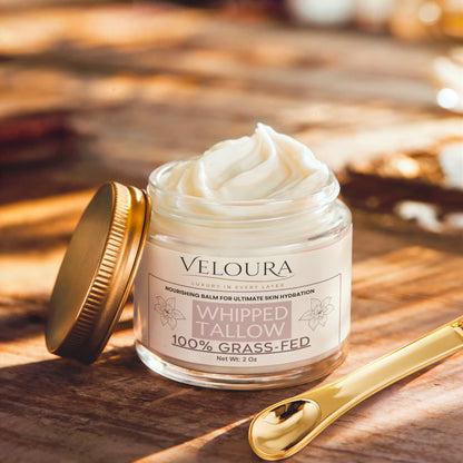 Veloura Whipped Grass-Fed Tallow Balm – Vanilla Bean