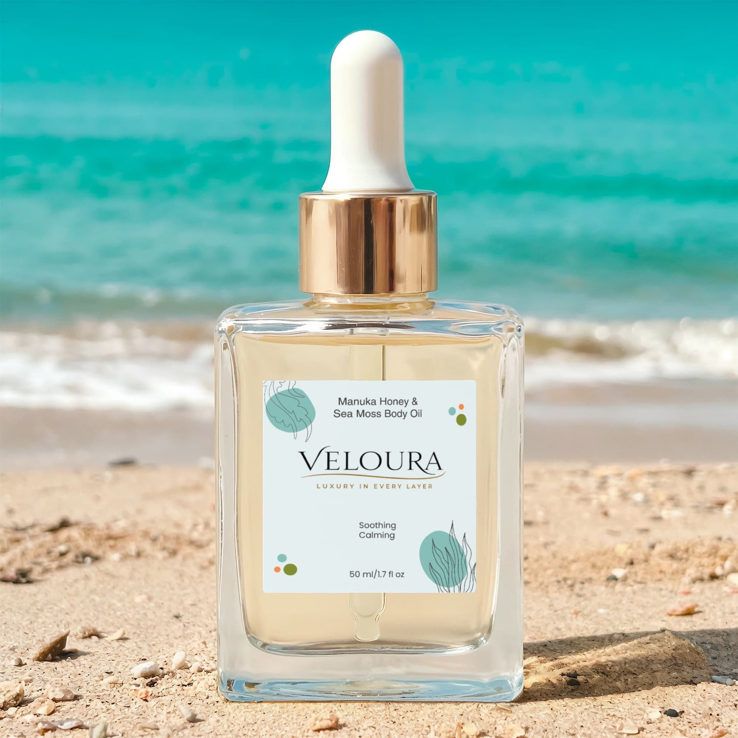 Veloura Manuka Honey & Sea Moss Post-Shave Oil